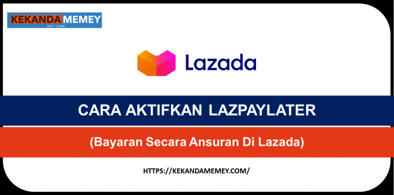 CARA AKTIFKAN LAZPAYLATER