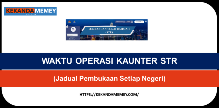 WAKTU OPERASI KAUNTER STR