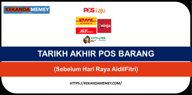 TARIKH AKHIR POS BARANG