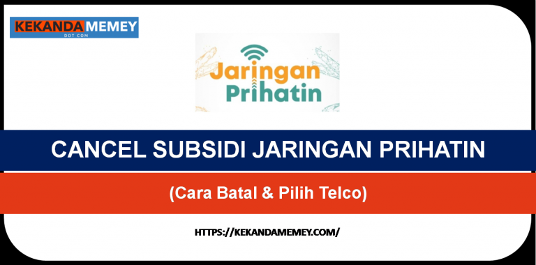 CANCEL SUBSIDI JARINGAN PRIHATIN