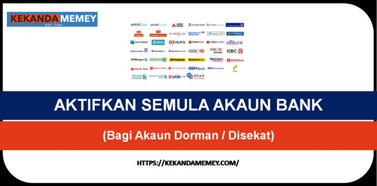 AKTIFKAN SEMULA AKAUN BANK