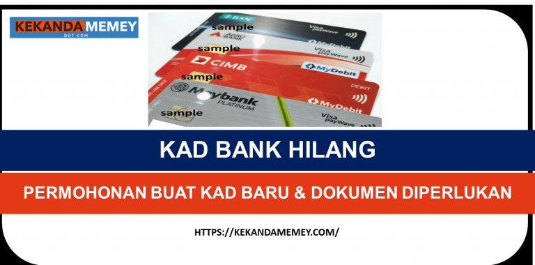 KAD BANK HILANG