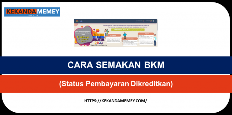 CARA SEMAKAN BKM