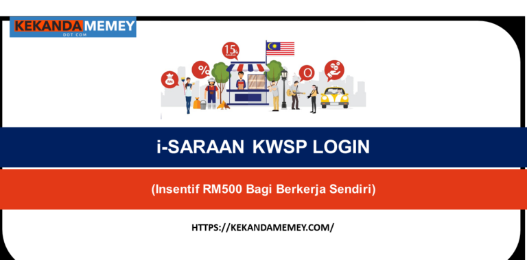 i-SARAAN KWSP LOGIN