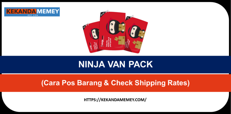 CARA POS BARANG NINJA VAN