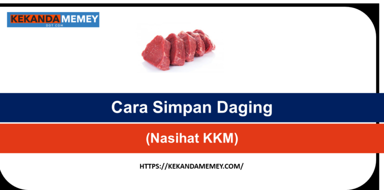 Cara Simpan Daging